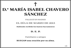 María Isabel Chavero